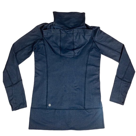 Lululemon Athletica Navy Blue Full-Zip Hoodie - Picture 4 of 8